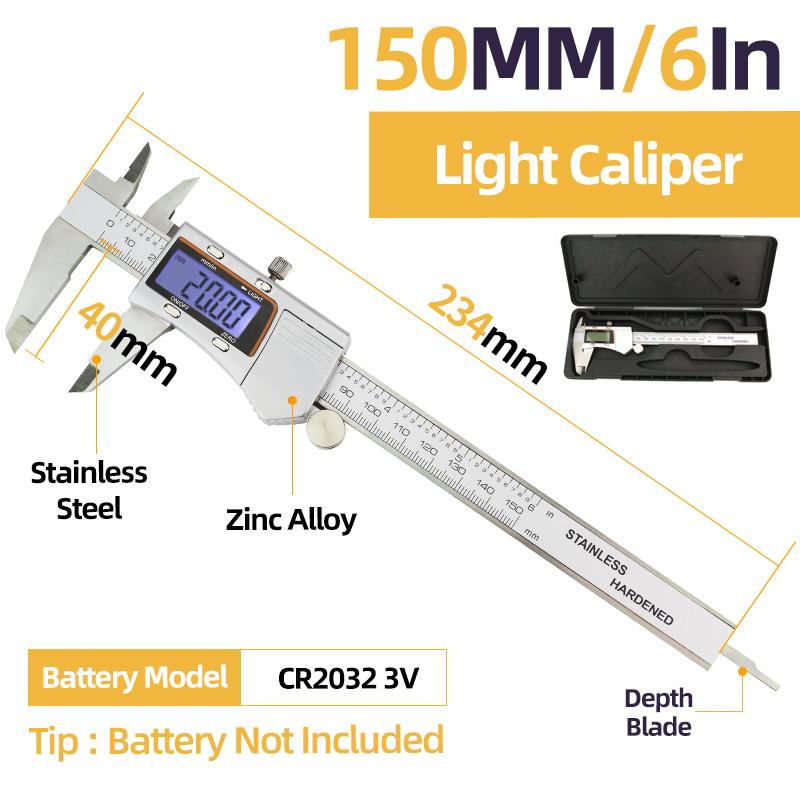 Vernier Caliper With Meter Dial Calipers Metal gauge Micrometer Ruler Metal Caliper Stainless Steel Gauge Depth Measuring Tools
