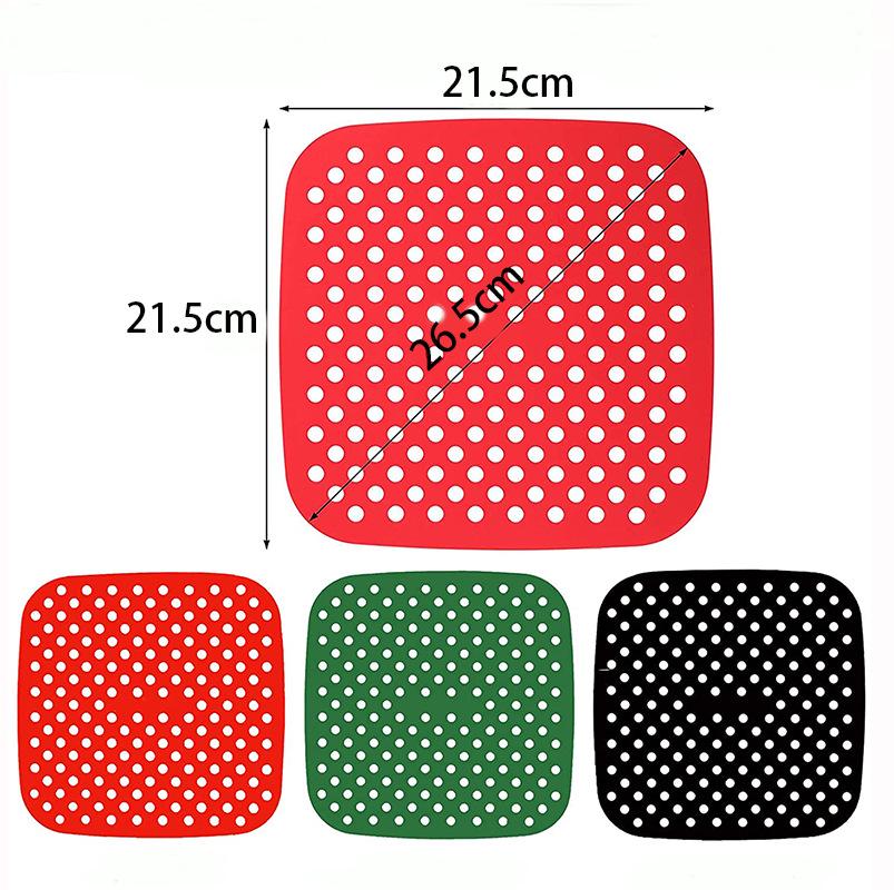 7" Silikonová podložka do horkovzdušné fritézy - Vysokoteplotní a odolná proti oleji