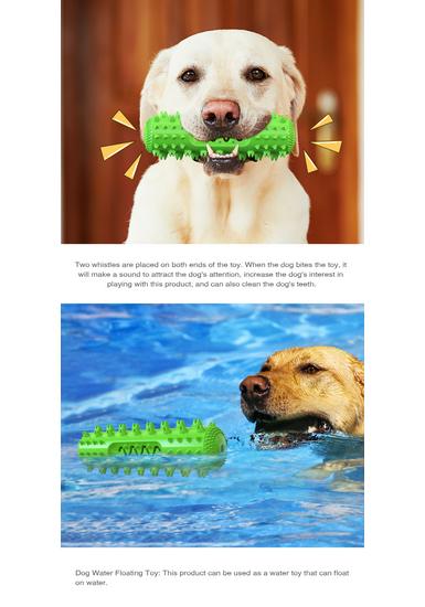 Squeaky Dog Chew Toy & Toothbrush Stick