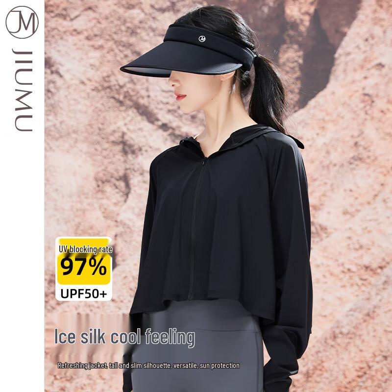 JIUMU Women s Ice Silk UV Protection Sun Hoodie
