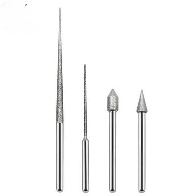 3MM Schleifstifte Mini Diamantbohrer Schleifkopf Fräser Nadel Gravur Schnitzen Polieren Glas Jade Stein Bohrer