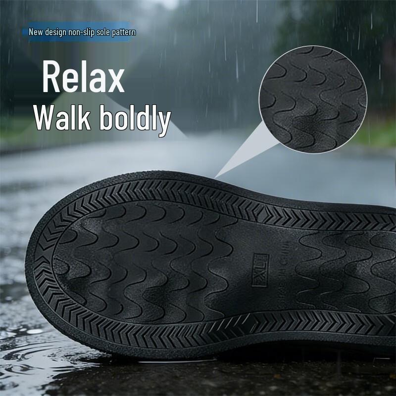 Andatong PVC Waterproof Anti-Slip Rain Boot Covers