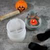 Candlestick Silicone Mold Halloween Spirit Candle Base Mold High Temperature Resistant Candle Holder Decorations Mould