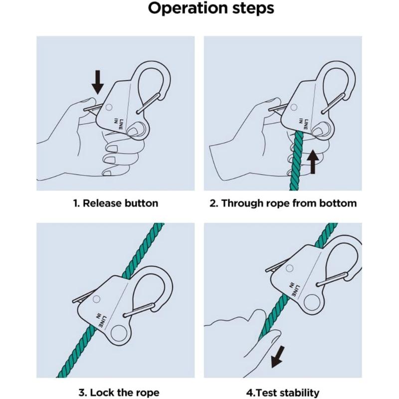 Easy to Use Stainless Steel Boat Fenders Snap Fastener Clip Suitable for Fast Docking and Secure Mooring Easy Anchoring