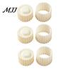 Home Baking Gadgets 2-in-1 Round Mooncake Mold, Double Ended Pastry Press with Scallop And Mini Dough Shaping Tool Spiral Embossing for