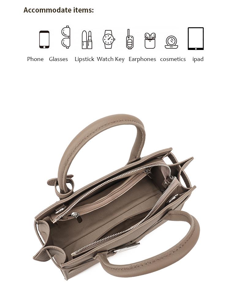 2025 Women's Genuine Leather Versatile Fashion Handbag - Large Capacity Shoulder Bag