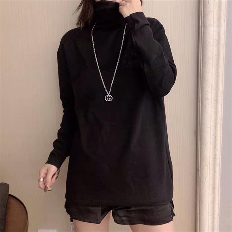 

Базовая футболка с высоким воротом для женщин. Модная свободная одежда для осени и зимы. Средней длины. Утепленная белая футболка-топ из немецкого бархата. XXL