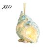Decorative Animal Shaped Ornaments Blue Glass House Christmas Hanging Ornament, Acrylic Double Side Thoughtful Gift Ideas Printed Tree Decor Pendant,