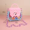 Heart Of The Ocean Makeup Handbag Water Soluble Safe Girls Cosmetic Box Play House Toy Real Glitter Lipstick