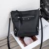 Cowhide Bucket Bag Head Bag Popular Fashion Shoulder Crossbody Practical Soft Leather Vegetable Basket Locomotive Bag