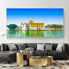 Landschaft Goldener Tempel Leinwand Malerei Poster und Drucke Wand Kunst Bilder Moderne Wohnzimmer Home Decor Kein Rahmen