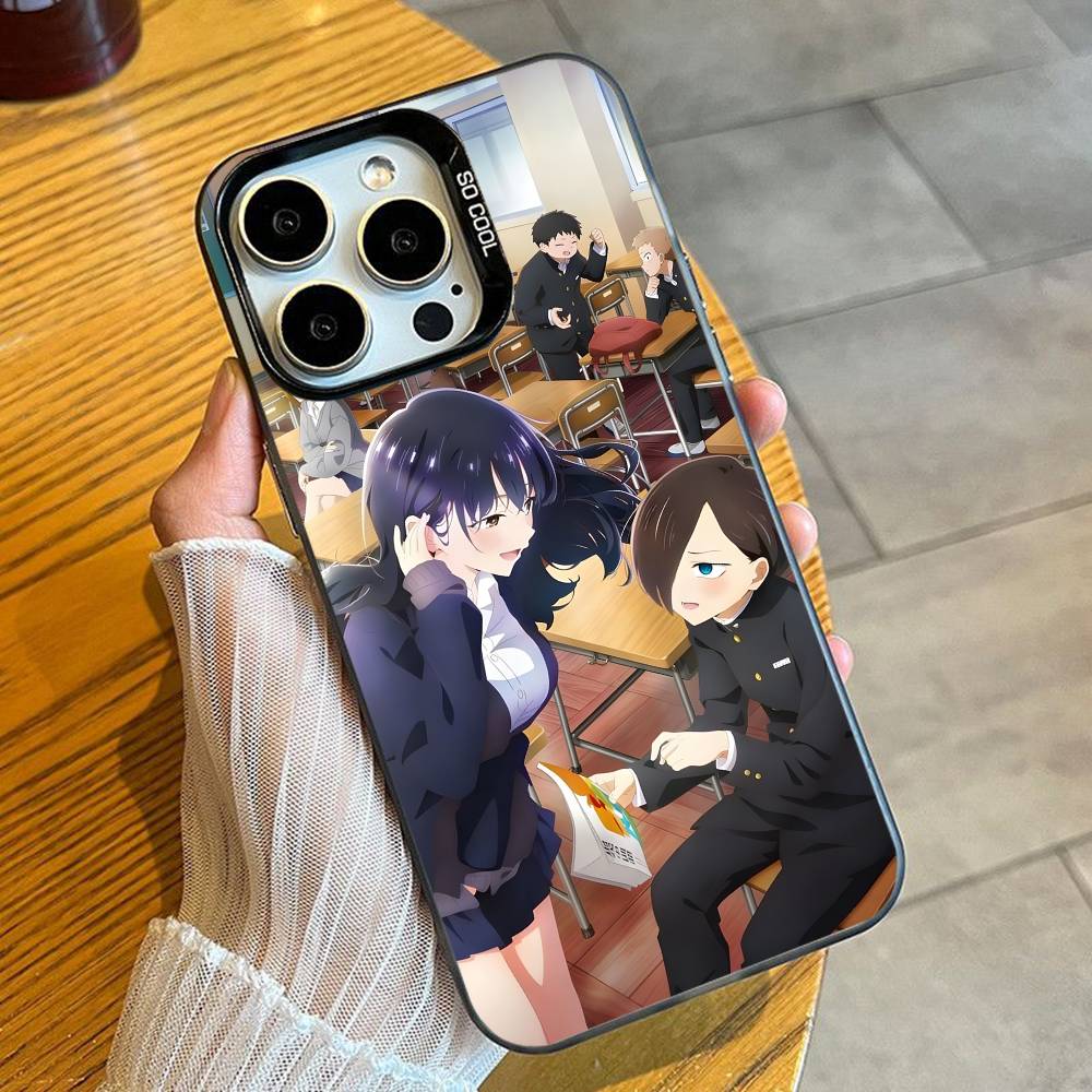 

The Dangers in My Heart Phone Case For iPhone 16 17 15 14 12 13 Pro Max Black Candy Matte Shockproof Cover iPhone13PROMAX