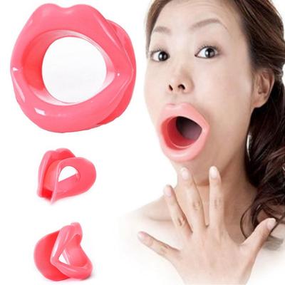 Silikon-Mundtrainer für Gesicht, schlankere Mundmassage, Übungs-Muskelstraffungswerkzeug