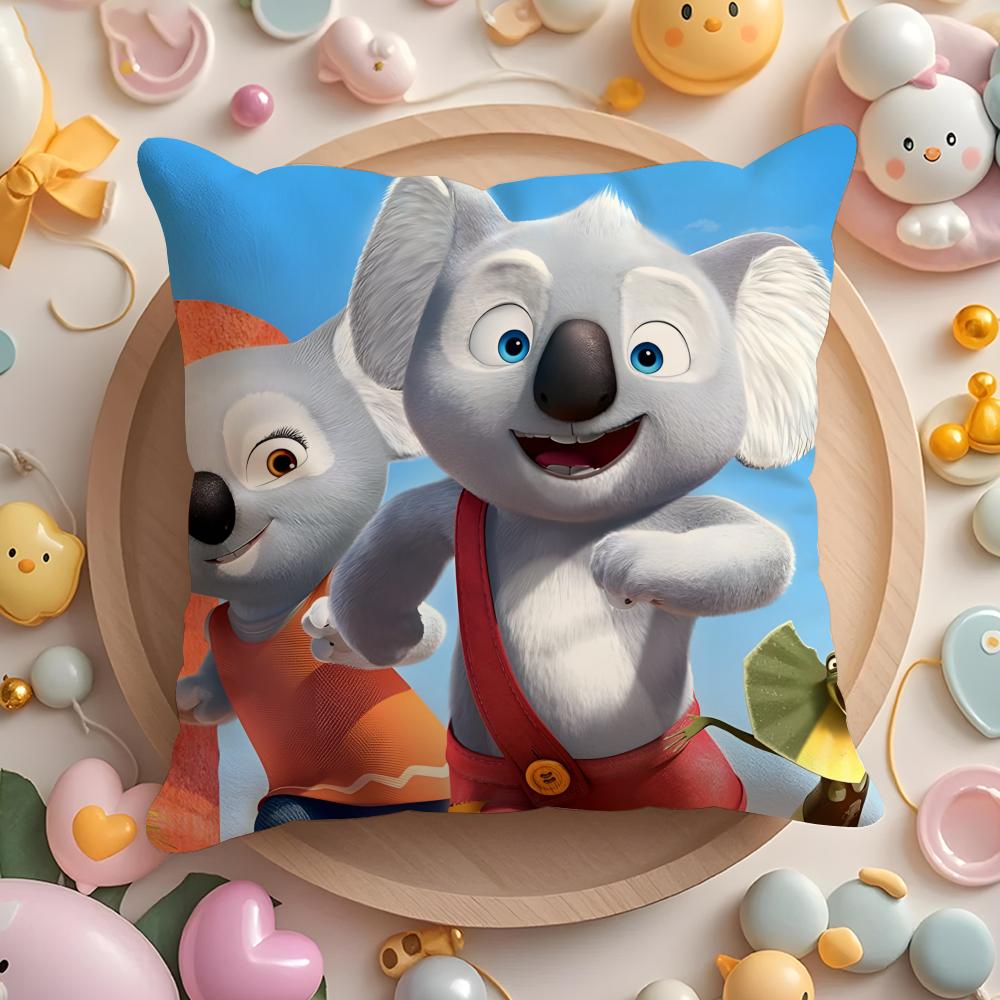 Anime B-Blinky B-Bill the Movie Cushion Cover Home & Car Multi-Scene Pillow Cover - Reversible, Soft & Durable for Daily Use