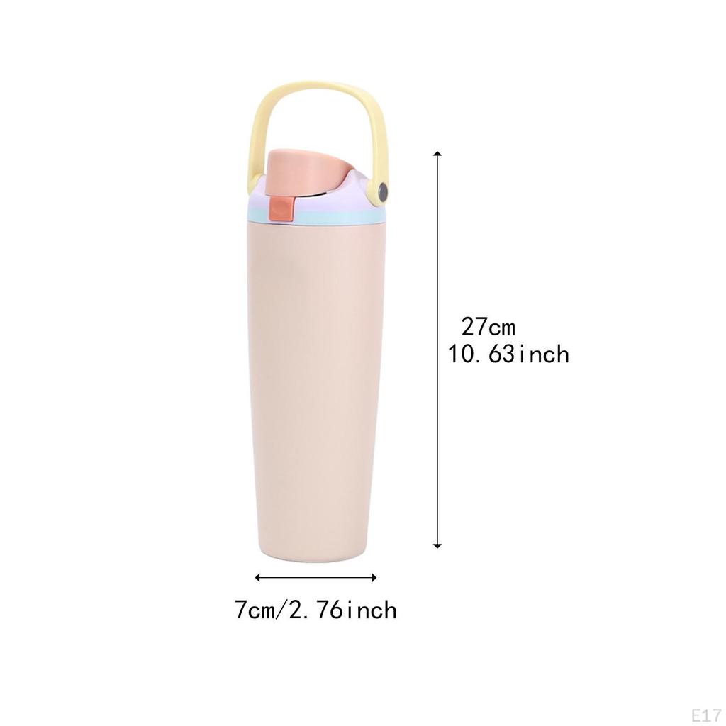 Insulated Water Bottle Lightweight Portable Leakproof Travel Mug Sports for Camping