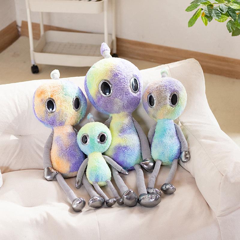 Süße Baby-Alien-Plüschpuppe, niedliches außerirdisches Stofftier, weiche Plüschtiere, Spielkameraden, Geburtstagsgeschenk für Kinder, Jungen