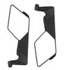 Motorcycle Wind Wing Side Rearview Mirrors Aluminium Alloy Adjustable 360 Degrees  Rotating Rear View Mirrors
