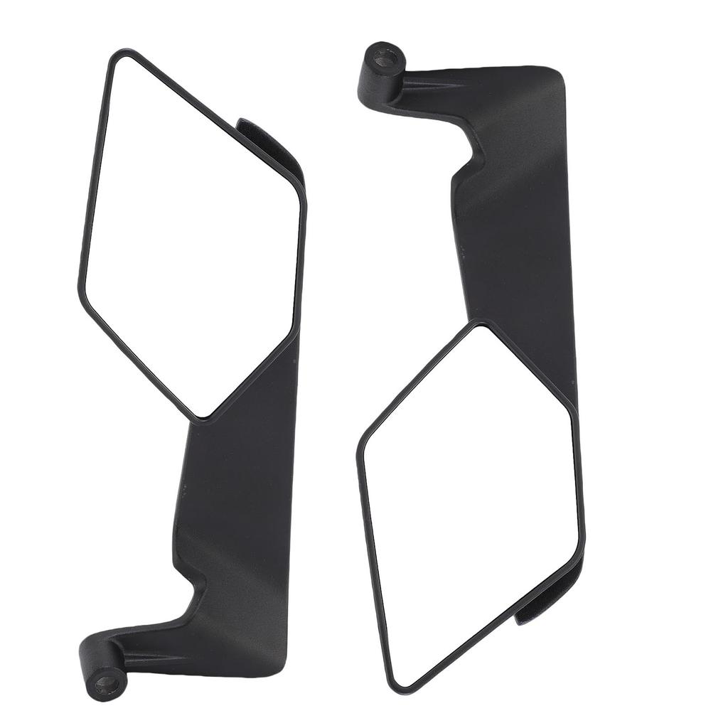 Motorcycle Wind Wing Side Rearview Mirrors Aluminium Alloy Adjustable 360 Degrees  Rotating Rear View Mirrors