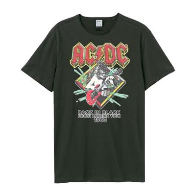 Amplified Unisex Adult North America Tour 80 AC/DC Vintage T-Shirt