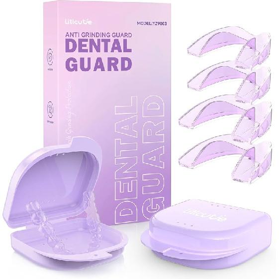 Капа для женщин, 2 размера (4 шт.) Капа для скрежетания зубами ночью, Ночные капы для сна 2 Sizes (4 Pack)