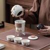 Ceramic Kuaike Cup Tea Set Gift Box Business Office Holiday Souvenir Tea Set Gift Set Available