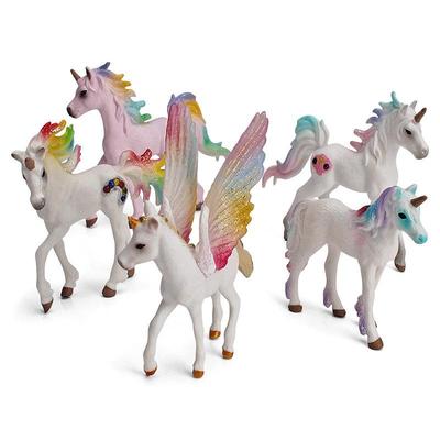 Pegasus Einhorn Set: Regenbogenflügel Kognitives Spielzeug für Kinder