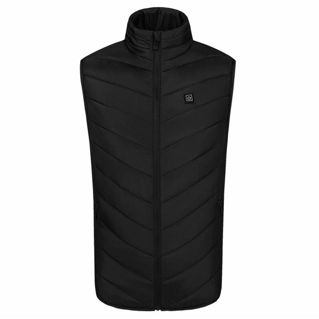 Heated Vest for Men Women Winter Thermal Smart USB Heating Vest 9 Carbon Fiber Heating Pads 3 Temperature Levels No Battery