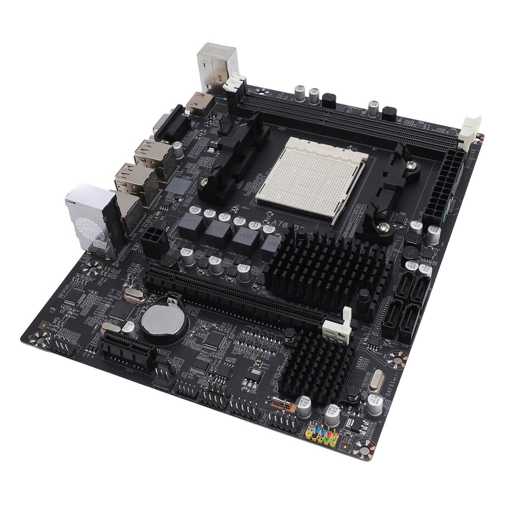A78SD3 Desktop Motherboard 2 Channel DDR3 Memory Serial ATA 3.0 Port PCI E 16X Graphics Card Slot AM3 Port for Trinity
