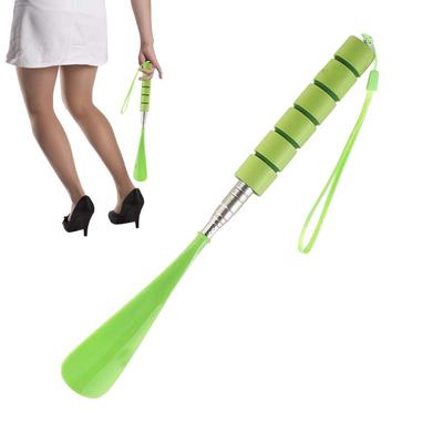 Verstellbarer Schuhanzieher 30cm-70cm Einziehbarer Schuhanzieher Schuh Edelstahl Schuhanzieher mit Bequemem Griff Schuhlöffel für Zuhause