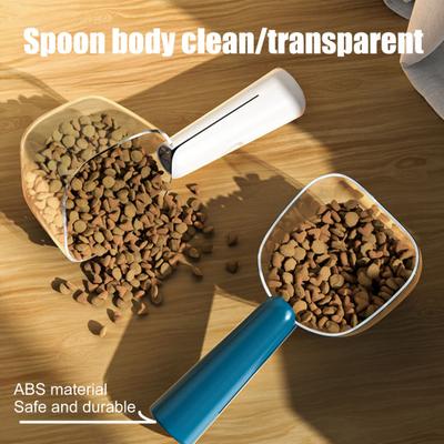 Lopatka na krmivo pro psy s přesným měřením Dvoufunkční lopatka na krmivo pro kočky Kapacita 1 šálek