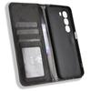For itel A95 5G Leather Case Wallet Stand Retro Texture Phone Cover