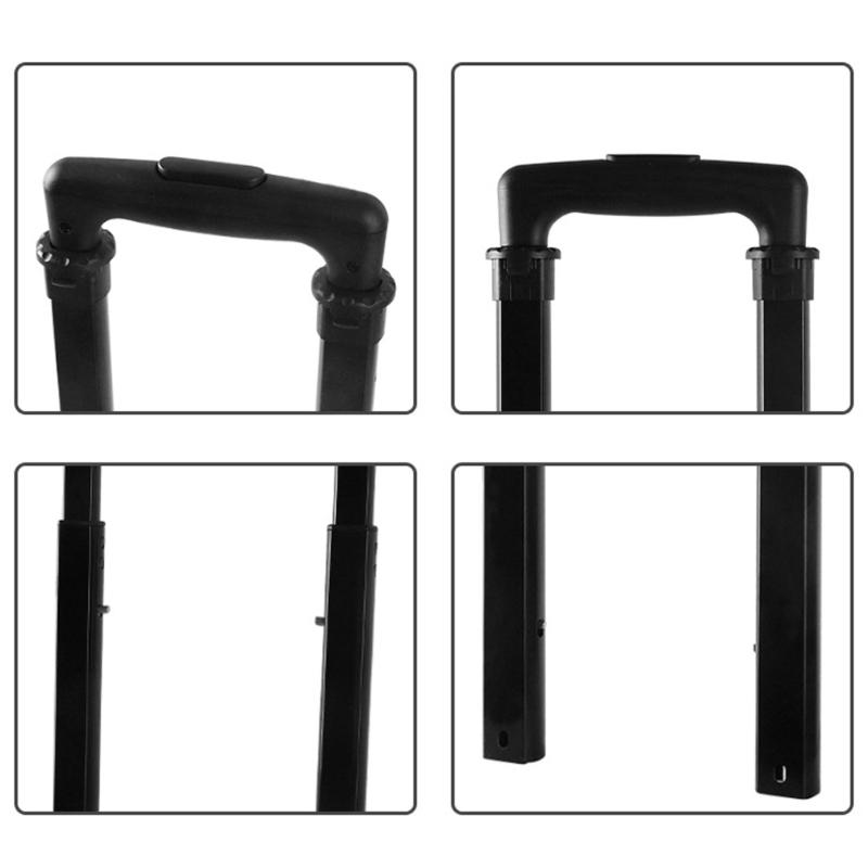 Telescopic Suitcase Handle Repair Ergonomic Design Easy Installtion Universal Fit Iron Luggage Handle Practical Construction