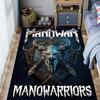 Manowar: Alfombra Power Glory Adecuada para todas las estaciones Decoración del hogar Arte para la habitación Felpudo