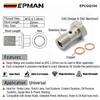 EPMAN Performance Banjo Bolt Single Stainless Steel 7/16" X 20 UNF, -4 AN / -3 AN / M12 / M10 Turbo Brake Line Universal EPCGQ79