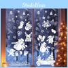 Christmas Pvc Static Cling Window Stickers With Snowman For Festive Display