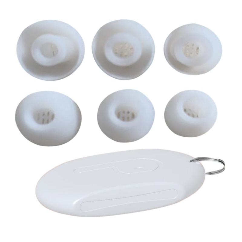 

Silicone Ear Tips and Storage Case for 5i Comfortable Fit and Noise Isolation Providing Comfort & Stability In Every Use белый