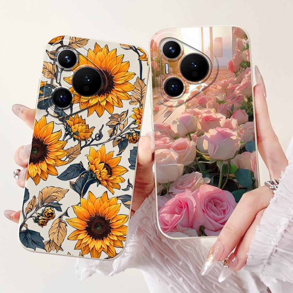 For Huawei Pura 70 Pro 5G Case Cute Cartoon Cover Shockproof Soft TPU Phone Cases For Huawei Pura 70 Pro Plus Pura70 Pro+ Fundas