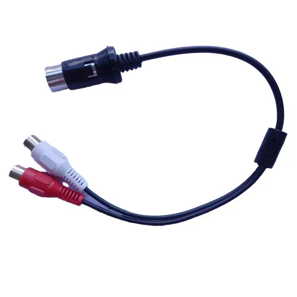 Car Audio For RCA To 13 Pin Cable AUX Audio Adapter For Kenwood CD Player Auto Parts Installation, Replacement