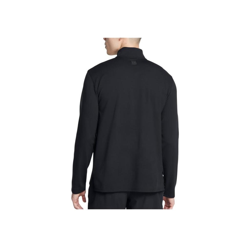 Under Armour Meridian Training Running Long Sleeve Breathable T-Shirt Men Tops Black 1387905-001