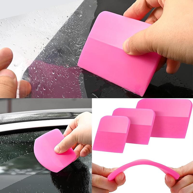 PPF Squeegee Soft TPU Rubber Squeegee Anti-Scratch PPF Film Spatula Water Wiper Blade Scraper Car Vinyl Wrap Window Tint Tools