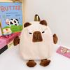 Capybara Cartoon Backpack Kindergarten Lightweight Travel Bag Gift Children