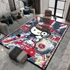 3DHello Kitty Cartoon Character Non-slip Rug for Living Room, Suitable for Bedrooms, Playrooms, Sofas, Home Decor Doormats.6