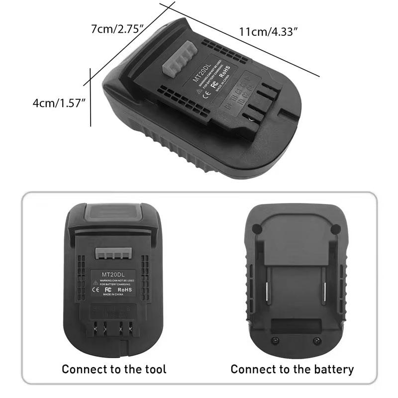 Battery Converter Adapter For Milwaukee/Dewalt/Makita/Bosch 18V 20V Li-ion Battery Power Tool Adapter Conversion Tool