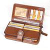Women Long Wallet Large Capacity Hollow-Out Zipper Wallet Vintage Multi Card Holder Phone Purse Wristlet Clutch Lady Card Holder Coin Purse