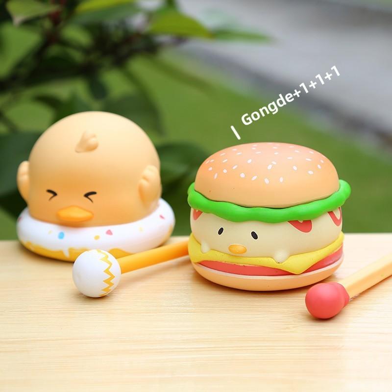 Fish Wooden Pvc  Action Figure Model Desktop Decoration Stress Relief Decor