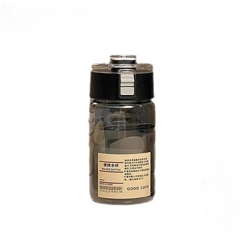Portable Plastic Water Bottle with Tea Compartment BPA Free Outdoor Sports Cups for Students Travel Hiking Gym
