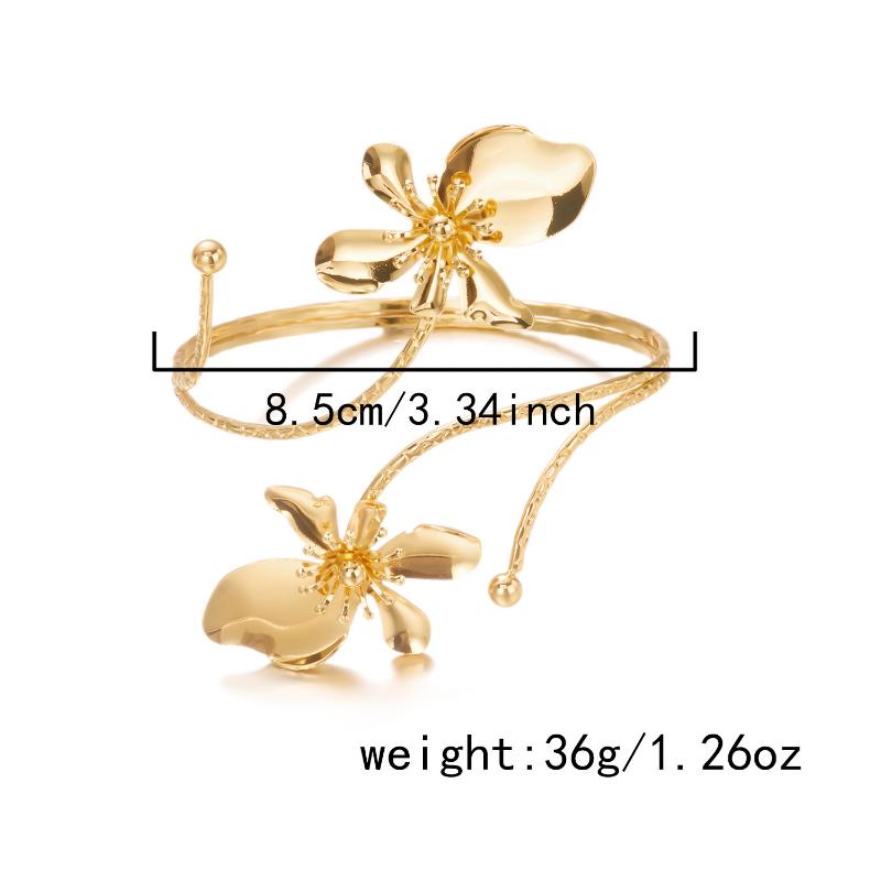 Vacation Style Seashell Starfish Open Arm Bracelet Bohemia Personality Adjustable Women'S Armband