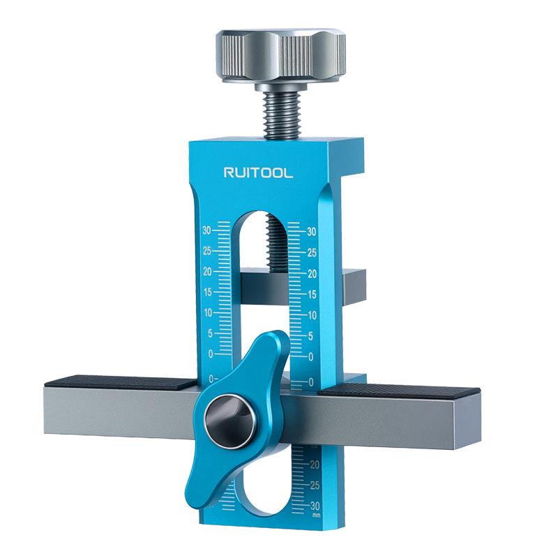 

Aluminum Alloy Wardrobe Cabinet Door Installation Tool: Hole Puncher & Quick Positioning Aid