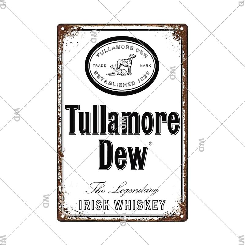 Whisky Marke Metall Vintage Blechschild Metallschild Dekorative Wandplakette Werbeschild Pub Bar Club Man Cave Dekor Wanddeko