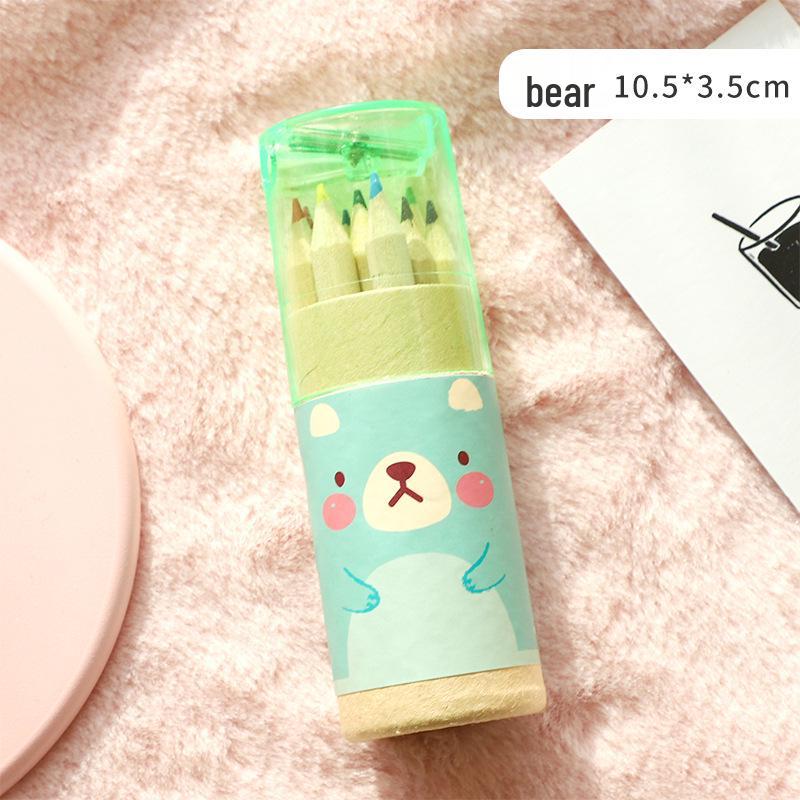 

Мини-набор карандашей из 12 цветов для детей - Милый, маленький и идеально подходит для раскрашивания и рисования HB